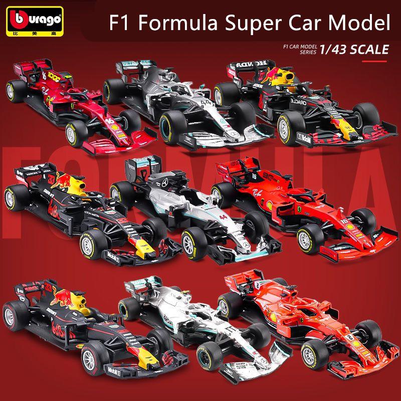 Ббураго 1:43 Команда Формулы-1 Red Bull Racing Rb21 Rb20 Mclaren Mcl60 Mcl38 W16E Симулятор Формулы-1 Сплав Суперкар Гоночный Автомобиль Модель Игрушка