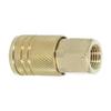 Quick Connector Pneumatic Fitting Male Thread US Standard 1/4NPT Copper Plated Coupling Connector Coupler For Air Compressor