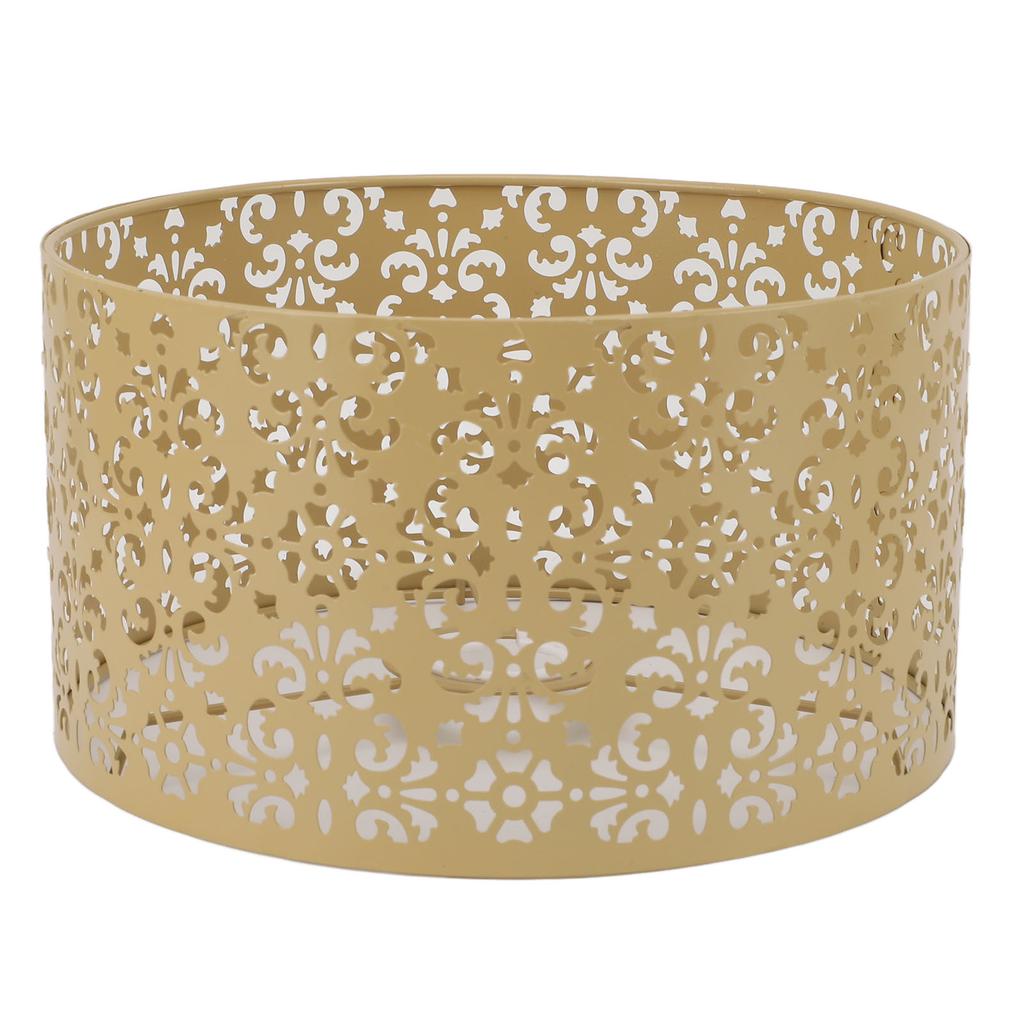 Настольный абажур Полый Железный Изысканный Декоративный Абажур для E27 E14 Торшеры Люстры Желтый