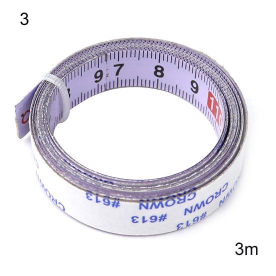 1/2/3/4/5/6 м центрированная измерительная линейка самоклеящаяся метрическая рулетка из нержавеющей стали для деревообработки