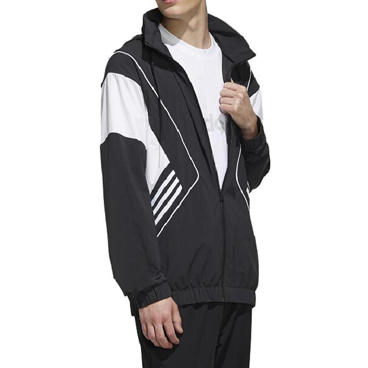 Adidas Neo Hooded Jacket Men Outerwear Black EI4498