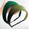 Elegant Smooth Texture Headwear Unique European Hairband Novel Velvet Crown Headband  Women
