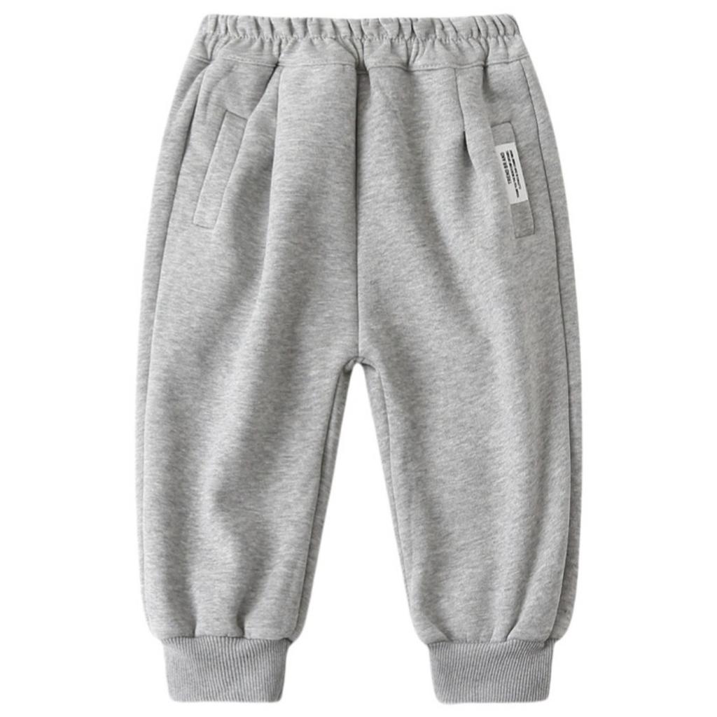 Children's Thick Pants, Autumn and Winter Boys' Composite Fleece Sports Pants, Baby Warm Pants