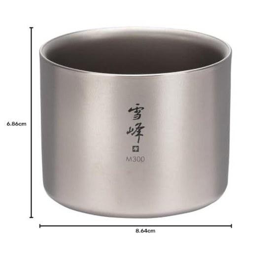 Snow Peak Stacking Mug Yukimine 300ml Titanium Double Structure M300 TW-127