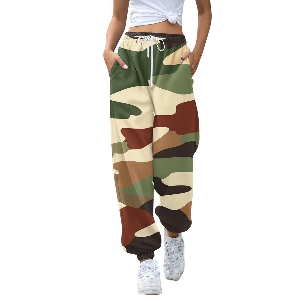 Kids Sport Printed Gradient Drawstring Pocket Casual Sweatpants Pants