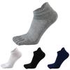 Black Separate Toe Socks Comfortable Five Fingers Men