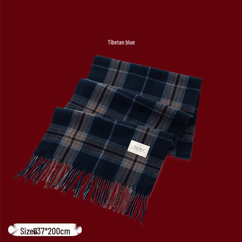 Autumn/Winter Plaid Faux Cashmere Scarf