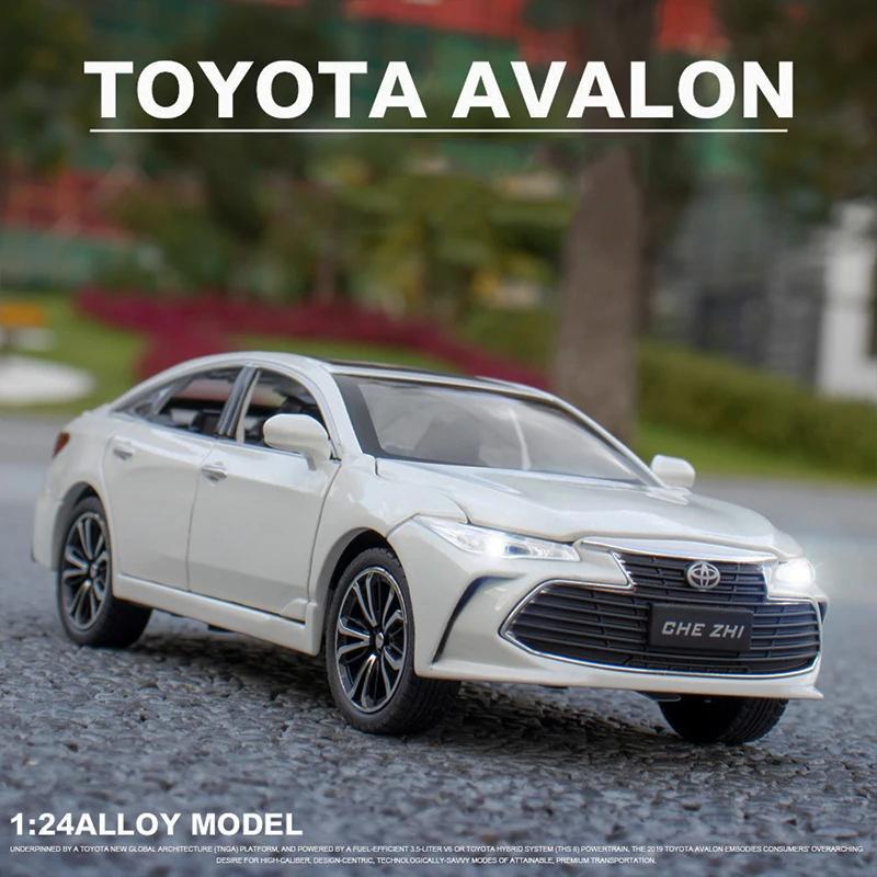 1/24 Toyota Asian Dragon Модель легкосплавного автомобиля Моделирование Звук и Свет Инерционный Детский Игрушечный Автомобиль Мальчик Коллекция Украшения Подарок