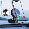 Double Side Magnetic Car Phone Holder Round Rotatable Mount Strong Magnet GPS Stand Car Mobile Support for IPhone 14 13 Samsung