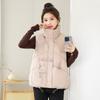 New Autumn and Winter Women's Fashionable Down Cotton Vest Vest Vest Loose and Versatile Outer Wear Cotton Vest