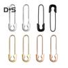 1 Pair Women Earrings Hollow Out Pin Shape Polished Electroplating Metal Lightweight Daily Life Festivals Parties Dates Ear Jewelry