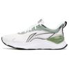 Li Ning YueYing 3.0 Амортизирующие износостойкие дышащие низкие кроссовки для бега Женские Белые Зеленые ARHU024-3