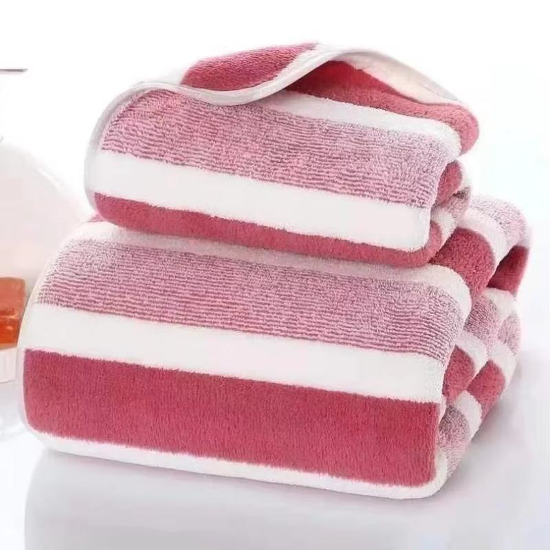 Thickened Absorbent Bath Towel Soft Face Towel for Home Bath Towel Cozy Towels for Daily Use Both Adult and Children