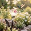 Decorative Garden Stakes for Birds Hummingbird Feeder Stakes, Vintage Flower Bird Nectar Feeders, Shaped Outdoor Feeders Yard Patio Decor