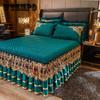 New Thicken Crystal Velvet Bed Skirt European Style 1pc Bedspreads Breathable Bedding Bed Sheet Bedroom Decoration Supplies