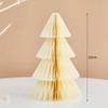 Соты Бумажная Рождественская Елка Настольные Украшения - Праздничный Реквизит для Фото и Декор для Праздничной Атмосферы