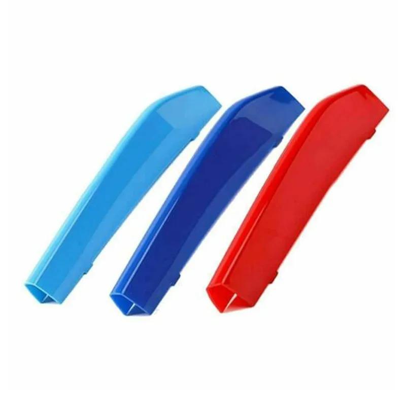 Fit 17-20 BMW5 G30/G31 M-SPORT Design 3-Color Kidney Grille Clip Stripe with 9 slats