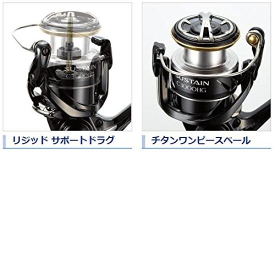 SHIMANO Катушка для спиннинга 17 Sustain 3000XG River Sea Bass Rock Shore Game Light Shore Jigging