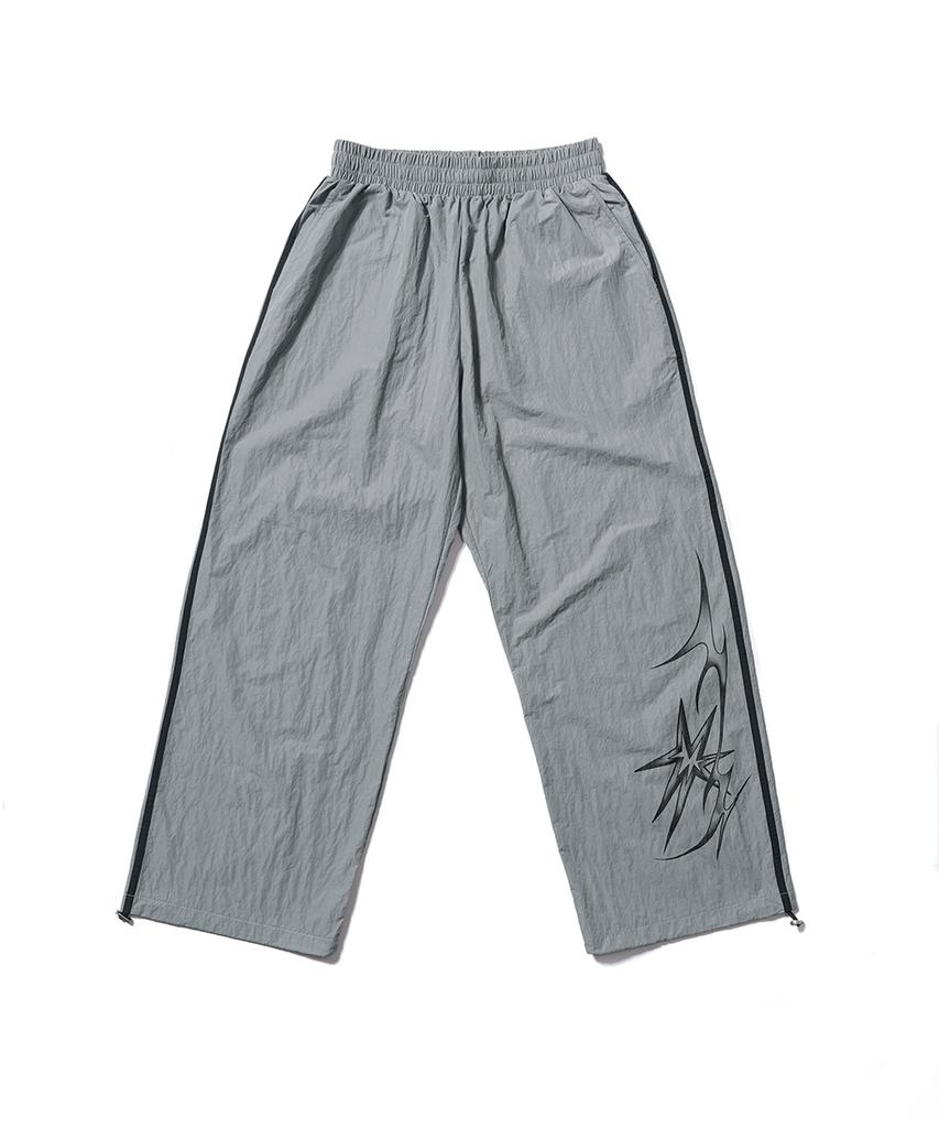 GAKKAI UNIONS Sparkle Nylon Line Pants Gray