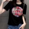 Summer Ladies Loose Casual Short Sleeve Tee Top Chinese Style Vintage Embroidery Frog T-shirt Women Pullovers