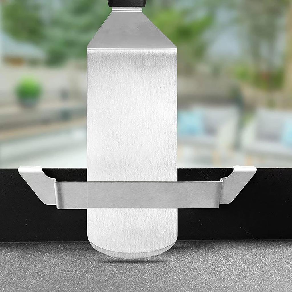 Держатель инструмента для гриля 150*25*1 мм легко устанавливается без сверления