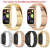 Xiaomi mi band 9 Active uchun zanglamaydigan po'latdan yasalgan soat bilaguzugi, Redmi band 3 uchun metall tasma, g'ilof, himoyachi, bilaguzuk, himoya qopqog'i