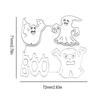 Halloween Ghost Metal Cutting Dies Stencil Scrapbooking Souvenir Festival Halloween Making DIY U0H1