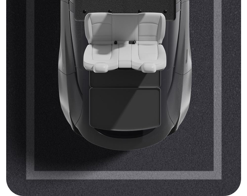 Автомобильные коврики с текстурой карбона для Volkswagen Teramont и Phideon - Водонепроницаемый коврик-защита из TPE
