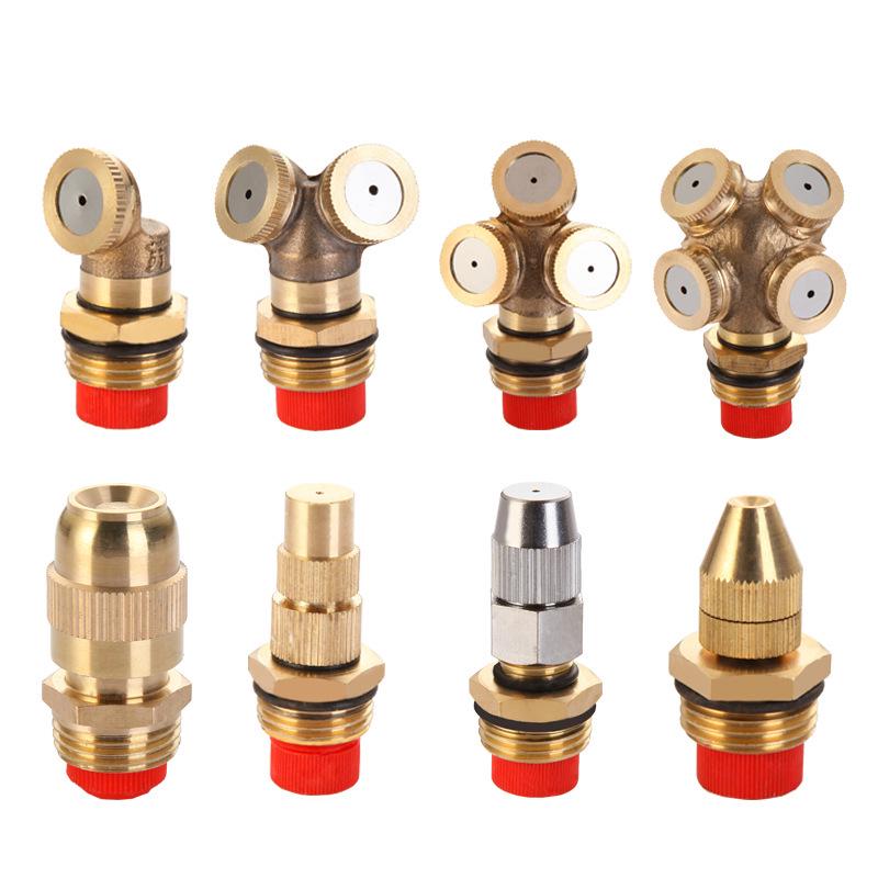 All-Copper Atomizing Nozzle for Dust Control and Cooling in Construction Sites and Agriculture