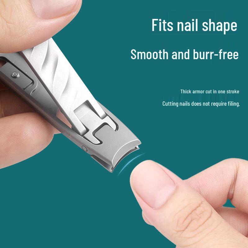Портативные большие брызгозащищенные кусачки для ногтей для толстых, твердых и вросших ногтей на ногах