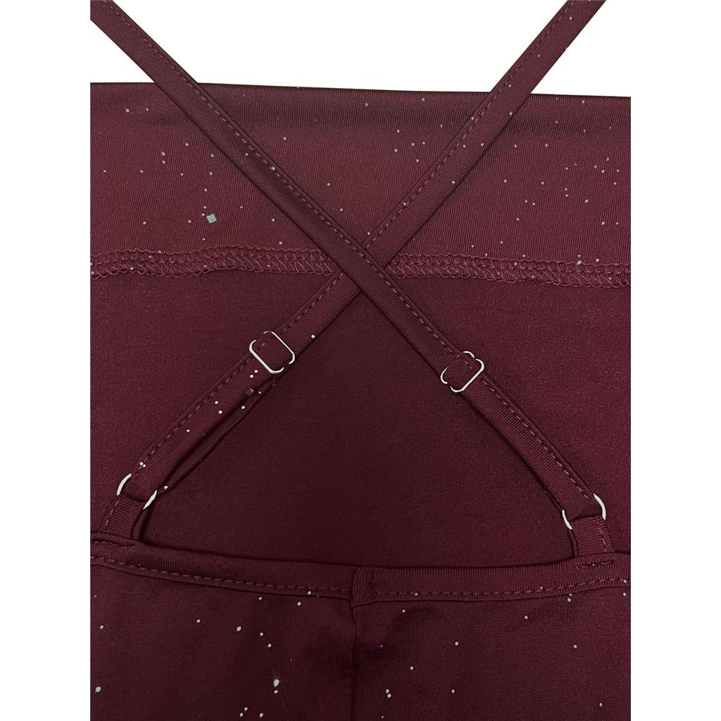 Женское однотонное короткое платье золотистого тона с V-образным вырезом и перекрестными бретелями