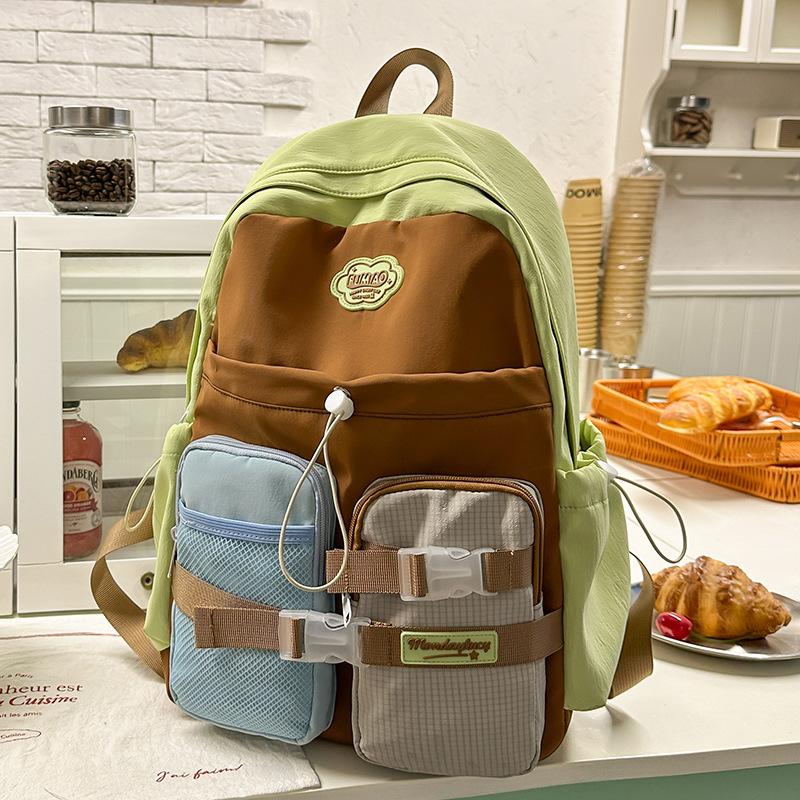 Новые школьные ранцы для девочек начальной школы с ярким внешним видом и для учеников средней школы с несколькими рюкзаками