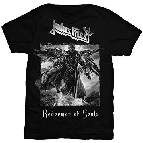 Judas Priest Men's Redeemer of Souls Short Sleeve T-Shirt, Black, Large