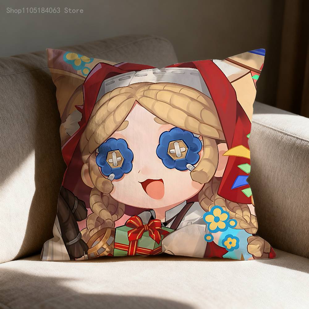 Чехол на подушку Identity V для 45x45см 55x55см 30x30см Квадратный Автомобильный Чехол Декор для Дома Спальни Подарок