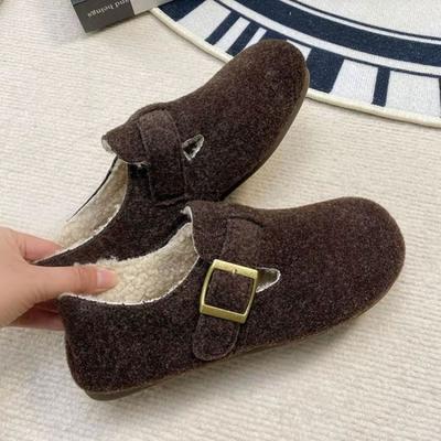 Флисовая верхняя одежда пушистые туфли женские новые повседневные плоские хлопковые туфли сумка голова тапочки зимняя мода теплые