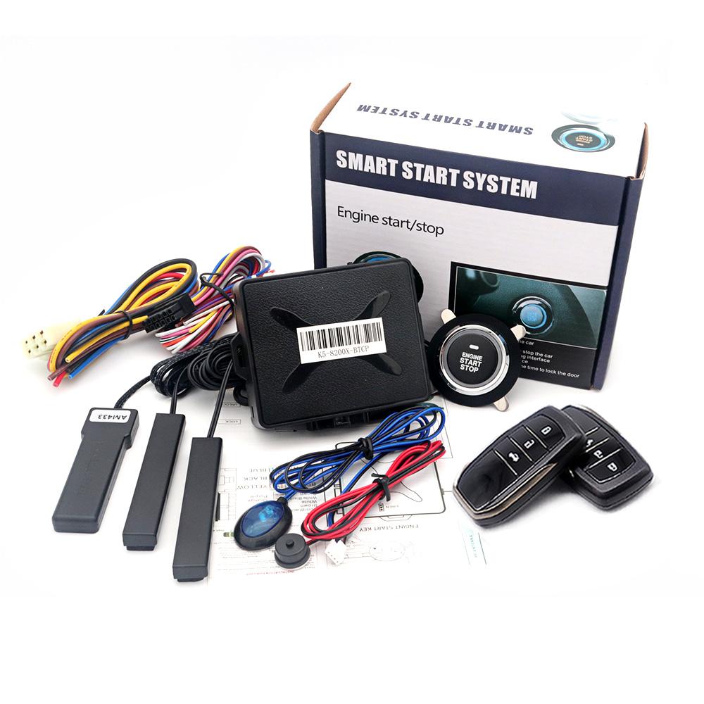 Kirbin Start button system Car alarm with autostart Universal central locking Automotive start stop Remote starter kit For Golf