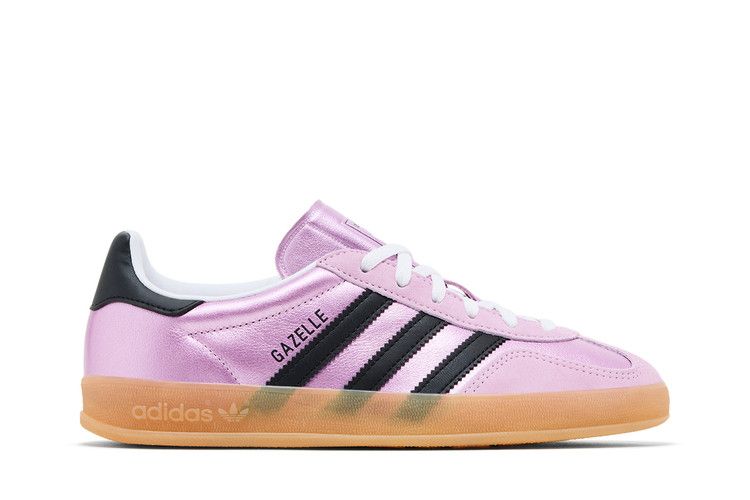 Женские кроссовки adidas Gazelle Indoor Bliss Сиреневые Черные (Женский) Bliss Лиловый/Основной черный/Цвет поставщика