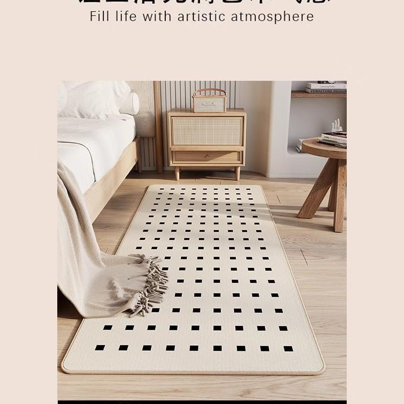 Carpet Bedroom Bedside Floor Mat Master Bedroom Cool Blanket Living Room Bay Window Carpet Dirt-Resistant And Easy To Take Care Of Long Floor Mat