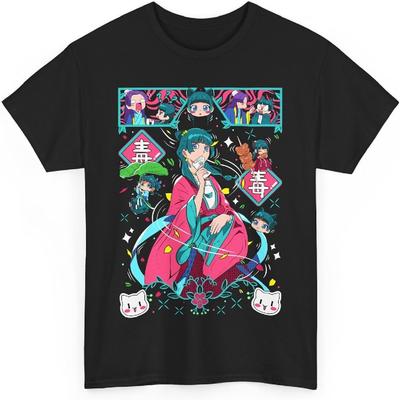 Милая аниме-девушка Забавная аниме-футболка Дневники аптекаря Мао Мао