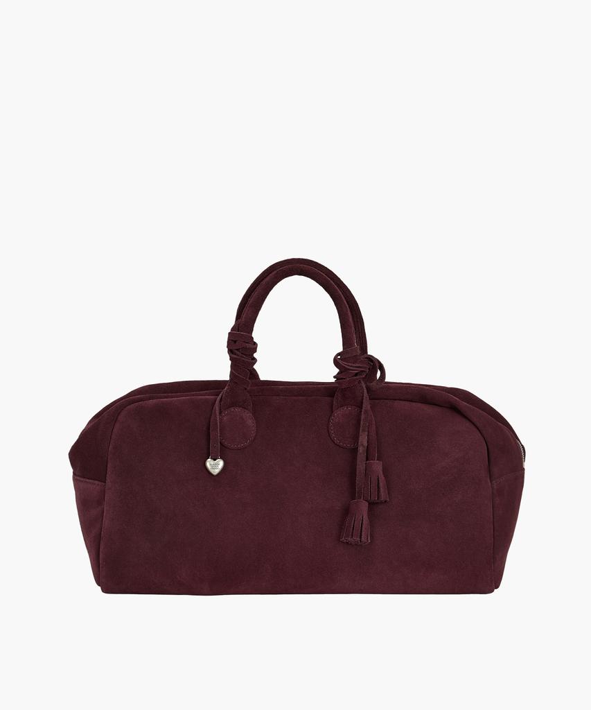 Margesherwood Soft Bowling Large_Wine Suede
