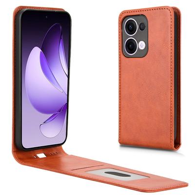 Для OPPO Reno 13 5G Business Vertical Flip Case Retro, удобный для кожи, держатель для карт с полным покрытием, для OPPO Reno 13 Pro 5G, чехлы для телефонов