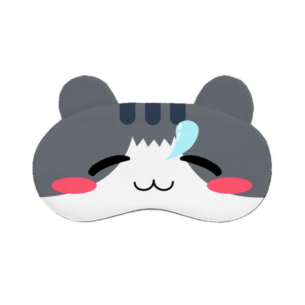 Animal Ear Plush Eye Mask Cartoon Eyes Sleeping Eyepatch Sleeping Eyeshade Nap Travel Supplies