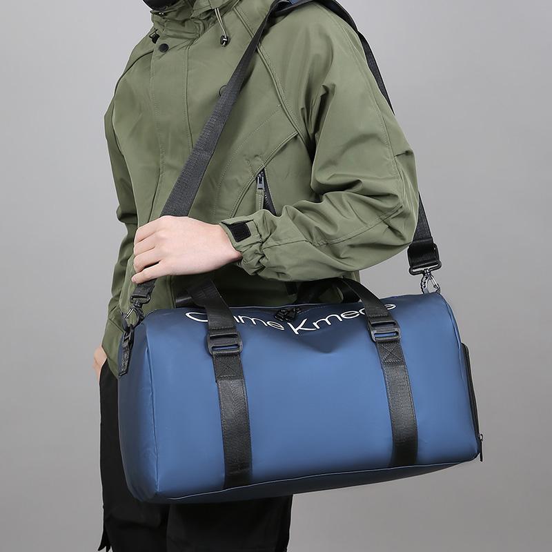 Новая большая вместительная дорожная сумка унисекс, водонепроницаемая спортивная сумка для фитнеса с коробкой для обуви, сумки для плавания с разделением на сухую и влажную одежду