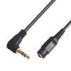 Audio Cable Stereo Mini Plug Stereo Mini Jack Stereo Mini Extension Cable 30cm 3.5mm L-type - 3.5mm 0.3m VM-4084-03L