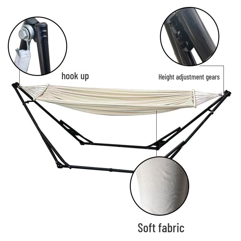OLOEY Portable Camping Hammock with Detachable Stand