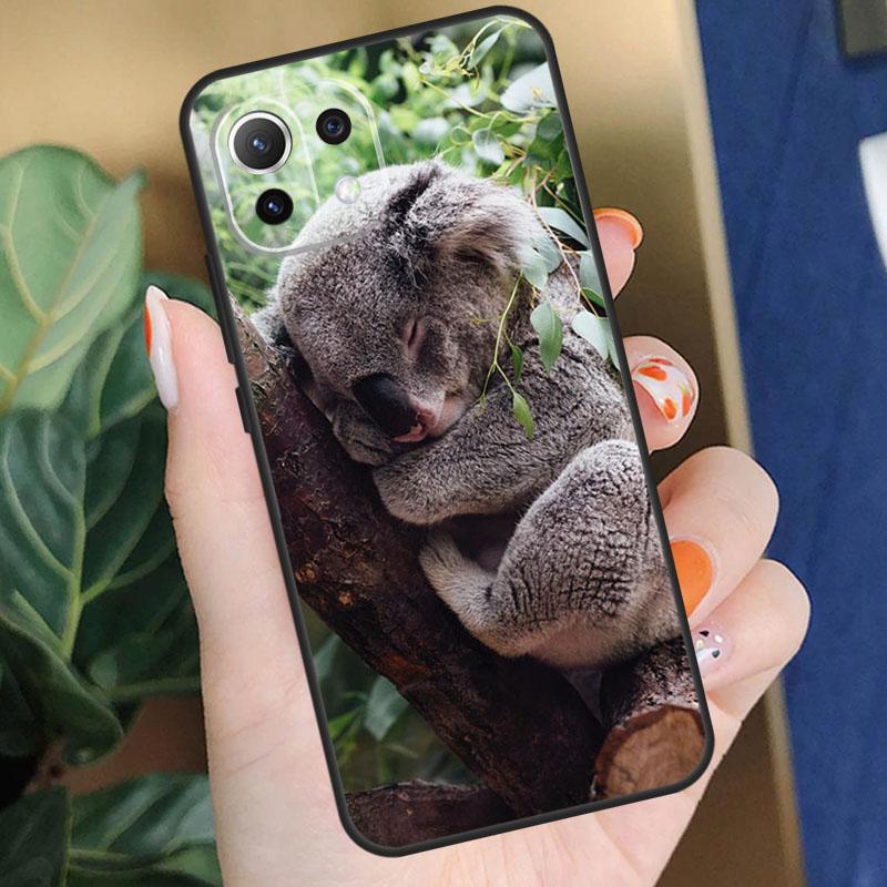 Чехол с коалой для Xiaomi 15 14 Ultra 13T 14T 15T Pro 17 Pro Max POCO X7 Pro X5 X6 F5 F6 F7 F8 Чехол