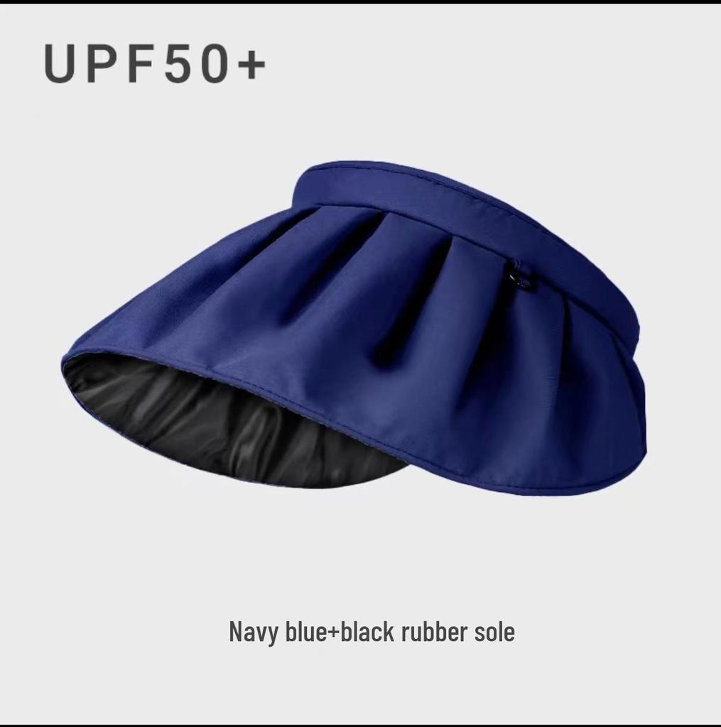 Женская велосипедная шляпа от солнца с УФ-защитой, закрывающая лицо, и модным дизайном с открытым верхом
