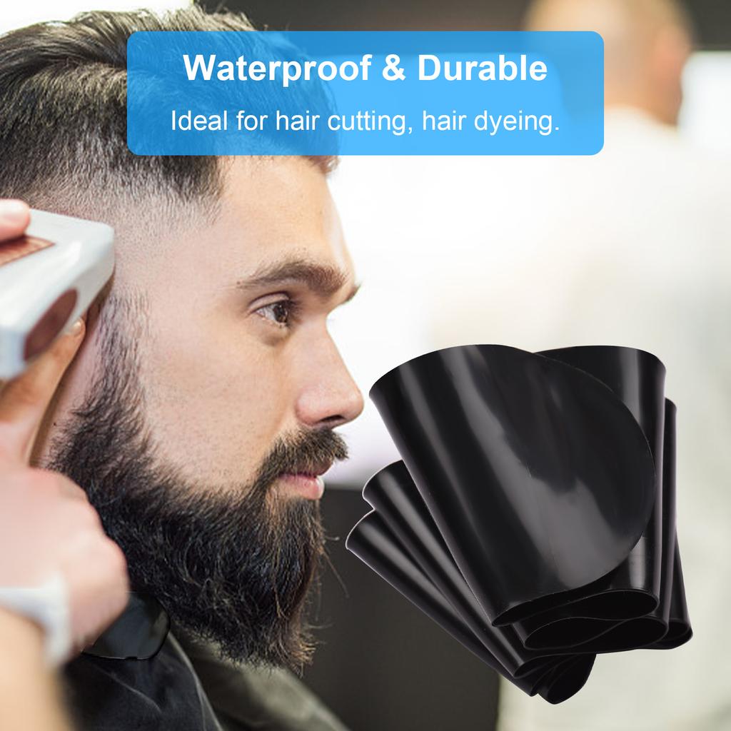Силиконовая накидка для стрижки волос, печать для парикмахерской, силиконовый воротник для стрижки, защитная накидка для шеи, накидка для окрашивания волос, шаль