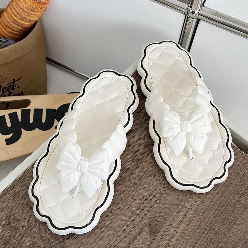 Женские шлепанцы в корейском стиле — толстая подошва, модный дизайн для активного отдыха на лето.