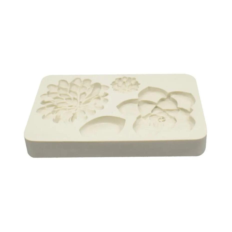 1 Pcs Flower Petals Cakes Molds Silicone Mold Fondant Cake Chocolate Soap Candy Biscuit Sugar Mold Baking Kitchen Accessories